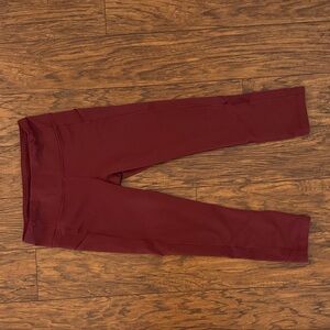 lululemon athletica Burgundy Leggings
